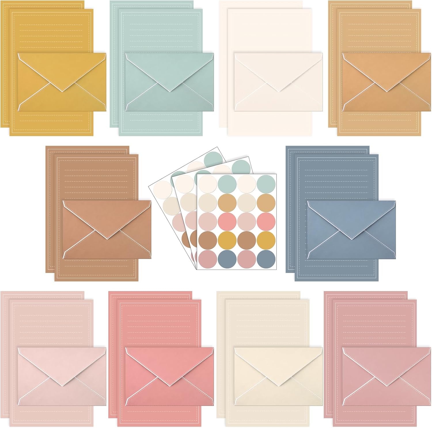 Boho Stationery and Envelope Set