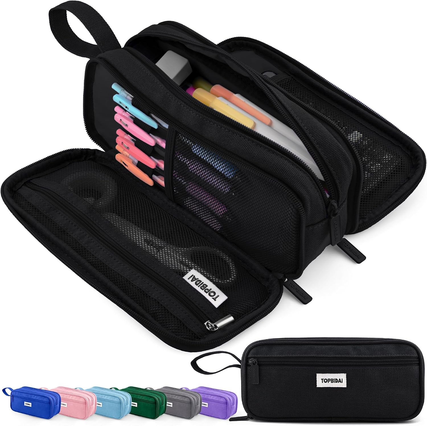 Large Canvas Pencil Case