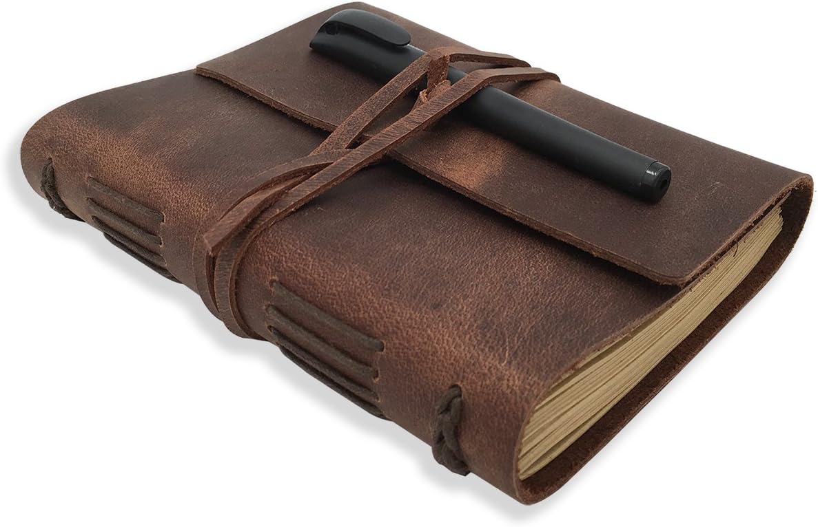 Hand-Stitched Leather Journal